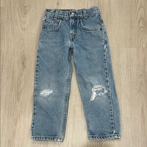 Levi’s size 5 Classic Blue Distressed Jeans